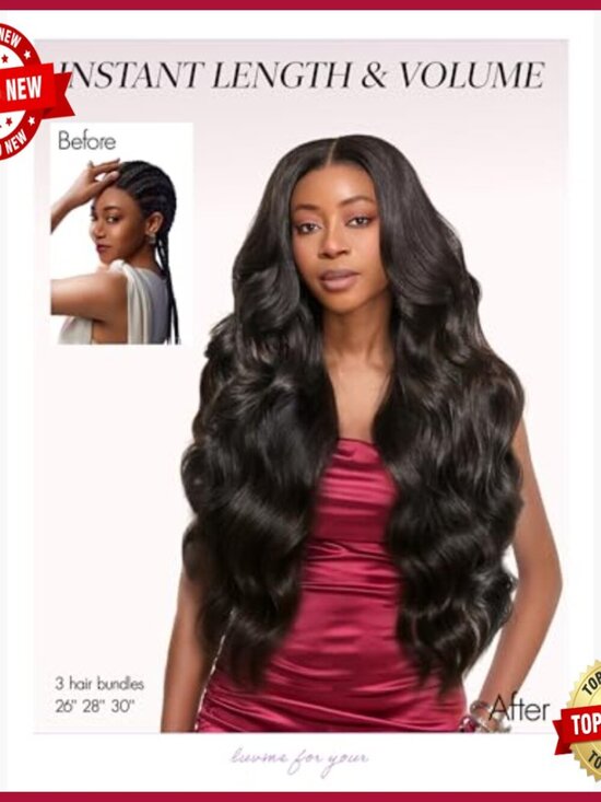 3 Bundles Body Wave Human Hair Extensions 12-16 Inch Virgin Brazilian main image 5